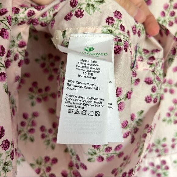 J. Crew Relaxed-fit Lightweight Cotton Poplin Shirt in Whisper Peach Berry Sze 6 - Picture 10 of 12